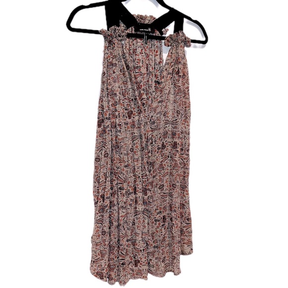 ISABEL MARANT • 100% Silk Floral Tunic w/ Ribbon Straps • Size 2 - Picture 3 of 13